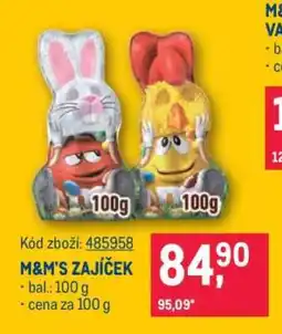 Makro M&M'S ZAJÍČEK nabídka