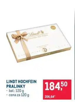 Makro Lindt Hochfein Pralinky nabídka