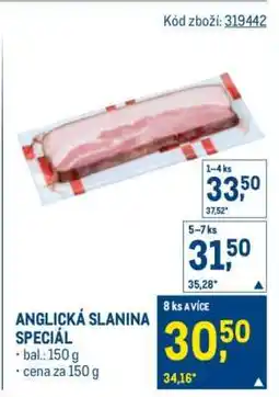 Makro Anglická slanina speciál nabídka