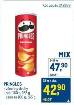 Makro Pringles nabídka