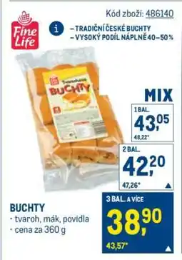 Makro Buchty nabídka