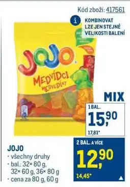 Makro JOJO nabídka