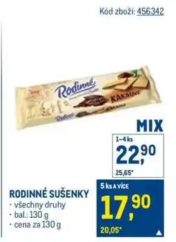 Makro Rodinné sušenky nabídka