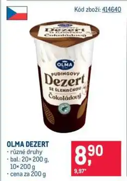 Makro Olma Dezert nabídka