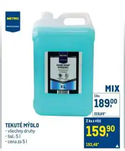 Makro Tekuté mýdlo nabídka