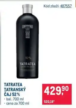Makro Tatratea Tatranský čaj 52 % nabídka