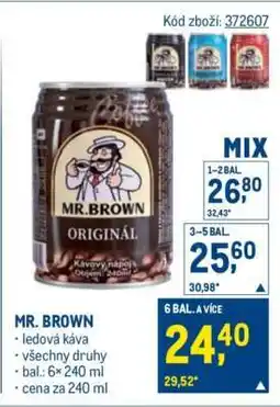 Makro Mr. Brown nabídka