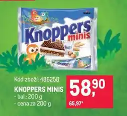 Makro Knoppers minis nabídka