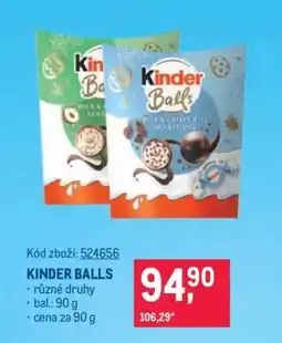 Makro Kinder Balls nabídka