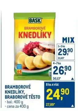 Makro BRAMBOROVÉ KNEDLÍKY, BRABOROVÉ TĚSTO nabídka