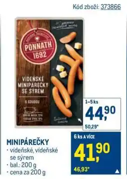 Makro MINIPÁREČKY nabídka