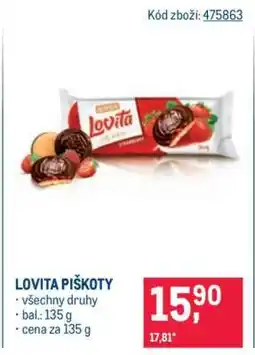 Makro Lovita Piškoty nabídka