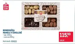Makro BONBONIÉRA MANDLE V ČOKOLÁDĚ nabídka