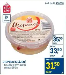 Makro Utopenci krájení nabídka