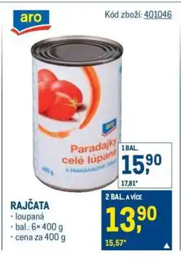 Makro Rajčata nabídka