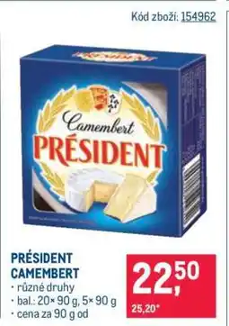 Makro Président camembert nabídka