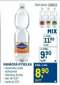 Makro Hanácká kyselka nabídka