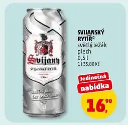 Penny Market Svijanský rytíř nabídka