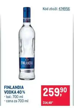 Makro Finlandia Vodka 40 % nabídka