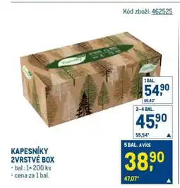 Makro KAPESNÍKY 2VRSTVÉ BOX nabídka