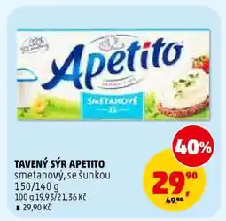 Penny Market TAVENÝ SÝR APETITO nabídka