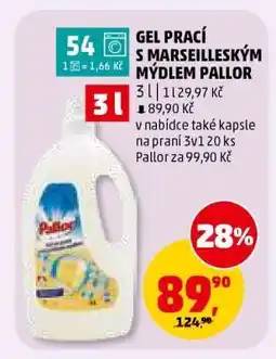 Penny Market GEL PRACÍ S MARSEILLELSKÝM MÝDLEM PALLOR nabídka