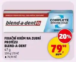 Penny Market FIXAČNÍ KRÉM NA ZUBNÍ PROTÉZU BLEND-A-DENT nabídka