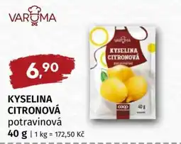 Terno KYSELINA CITRONOVÁ potravinová nabídka