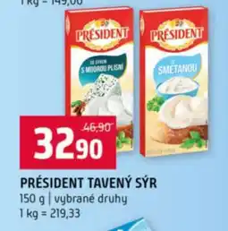 Terno Président tavený sýr nabídka