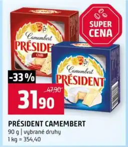 Terno Président camembert nabídka