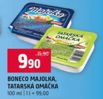 Terno Boneco Majolka, Tatarská omáčka nabídka