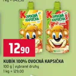 Terno Kubík 100% ovocná kapsička nabídka