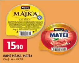 Terno HAMÉ MÁJKA, MATĚJ nabídka