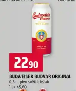 Terno Budweiser Budvar original nabídka
