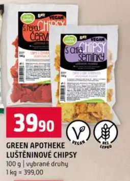Terno GREEN APOTHEKE LUŠTĚNINOVÉ CHIPSY nabídka
