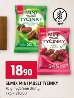 Terno Semix Mini müsli tyčinky nabídka