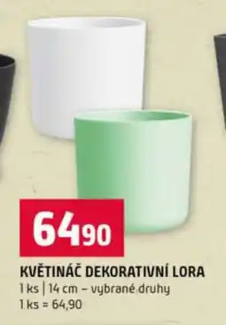 Terno KVĚTINÁČ DEKORATIVNÍ LORA nabídka