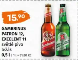 Terno GAMBRINUS PATRON 12 EXCELENT 11 nabídka