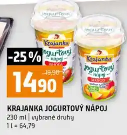 Terno KRAJANKA JOGURTOVÝ NÁPOJ nabídka