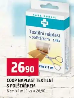 Terno COOP NÁPLAST TEXTILNÍ S POLŠTÁŘKEM nabídka