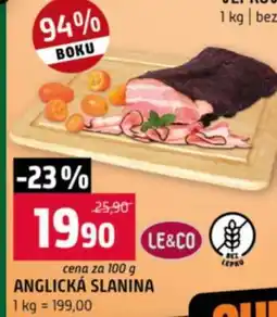 Terno Anglická slanina nabídka