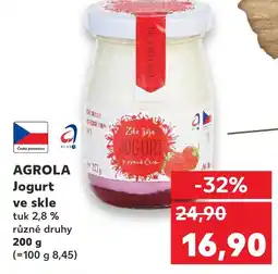 Kaufland AGROLA Jogurt ve skle nabídka