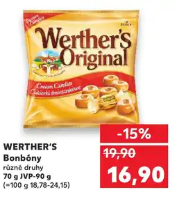 Kaufland WERTHER'S Bonbóny nabídka