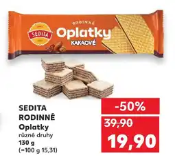 Kaufland SEDITA Rodinné Oplatky nabídka