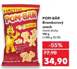 Kaufland POM-BÄR Bramborový snack nabídka
