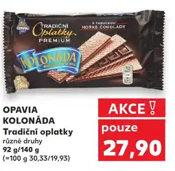 Kaufland OPAVIA KOLONÁDA Tradiční oplatky nabídka