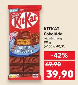 Kaufland KITKAT Čokoláda nabídka