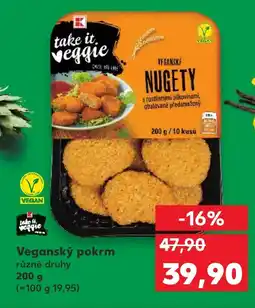Kaufland Veganský pokrm nabídka