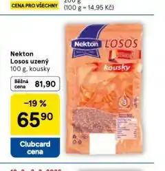 Tesco Nekton losos uzený nabídka