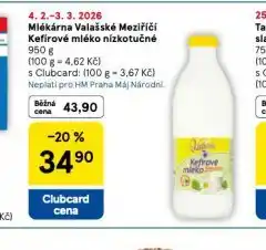 Tesco Kefírové mléko nízkotučné nabídka